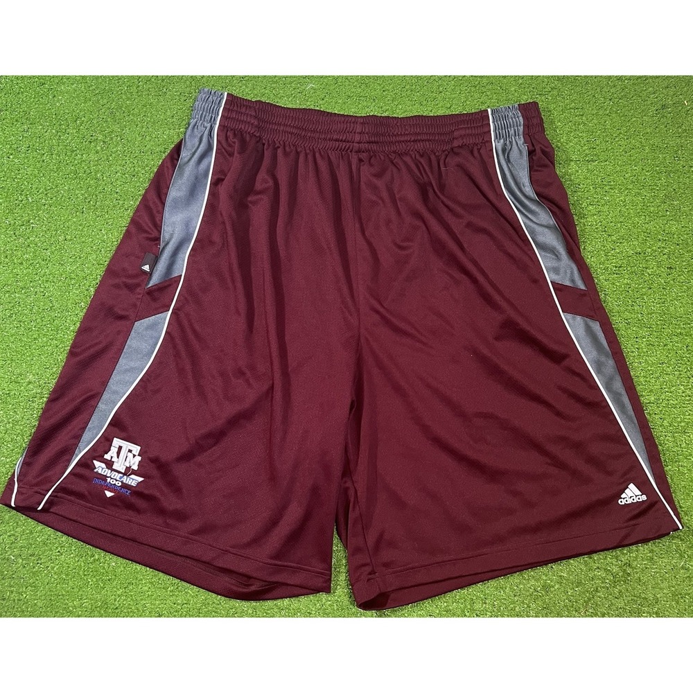 Texas A&M Team Issue Shorts 3XL Aggie Football Training Short Maroon Pocket